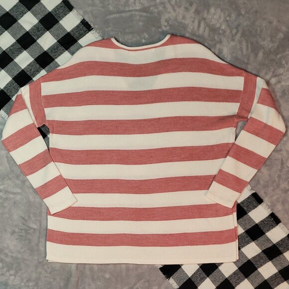 S | Only | 3/4 Sleeve Oversized V-Neck Sweater - Picture 3 of 5